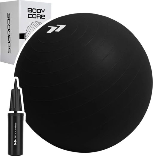 Võimlemispall BodyCore 85 cm, must