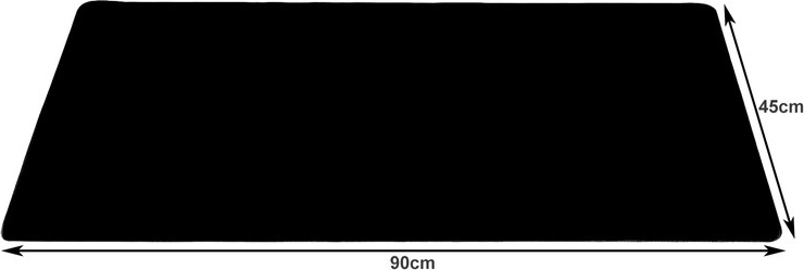 XXL size 90 × 45 cm for keyboard and mouse