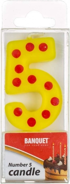 Birthday Candle Number 5 MY PARTY