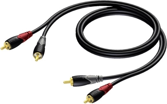 Ühenduskaabel 2× RCA (cinch) isane – 2× RCA (cinch) isane 0,5 m