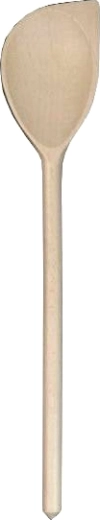 Ovaalne nurgaosaga puulusikas 35 cm pöögipuust