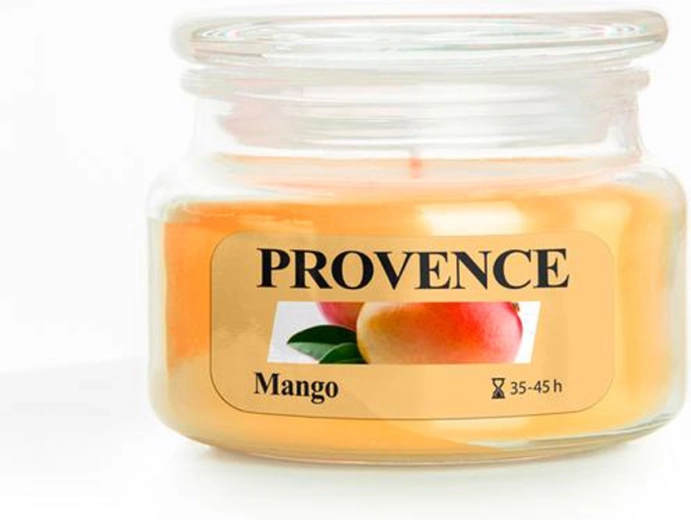 Lõhnaküünal klaasis PROVENCE mango 45 tundi