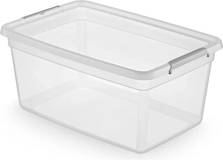 Basestore hoiukast kaane ja klambritega 40 l (58 × 39 × 25 cm)