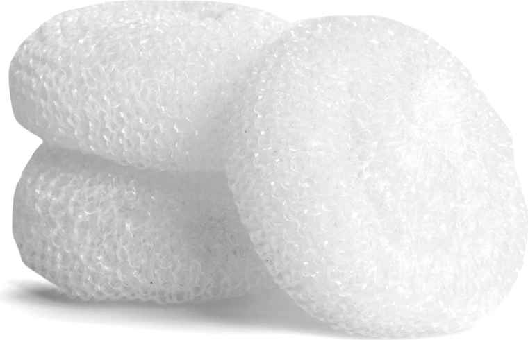 Valgete metallist küürimisnuustikute komplekt, 3 tk