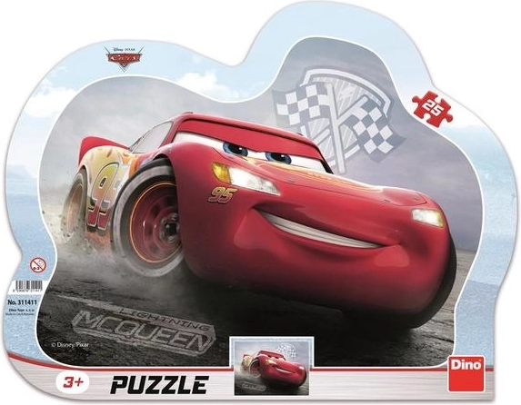 Dino pusle Cars 3: Välk McQueen – 25 tükki