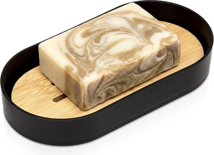 Seebialus eemaldatava bambusdetailiga must 16,5 × 8,5 cm Vilde
