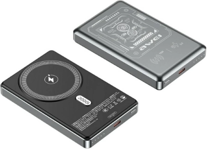 Juhtmevaba akupank Awei PA-31 MagSafe 10 000 mAh, hall