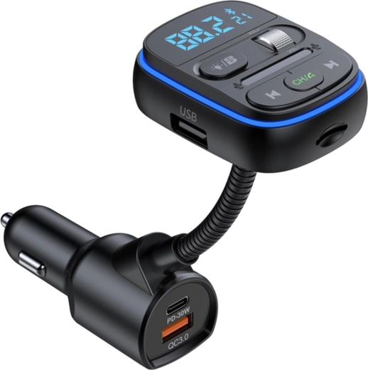 Sencor Bluetoothi FM-saatja autosse PD- ja QC 3.0 kiirlaadimisega