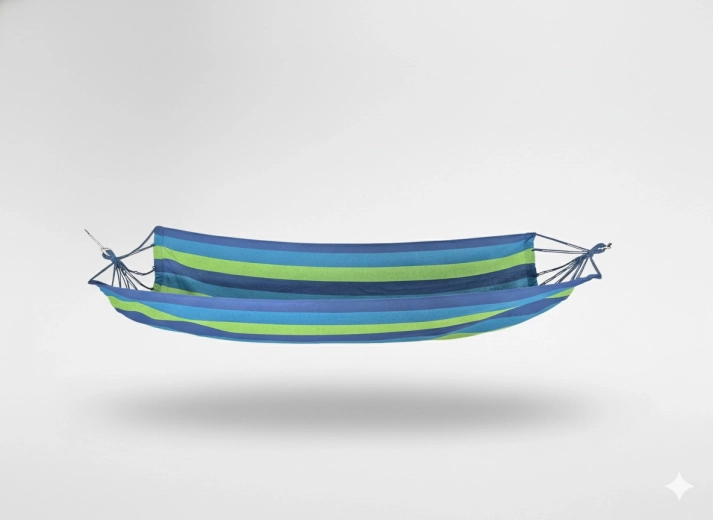Ripphääki 200 × 100 cm, sinised triibud