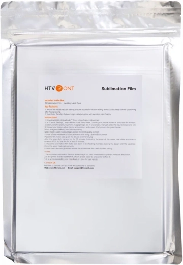 HTVRONT sublimatsioonikile A4 läbipaistev (21 × 29,72 cm)