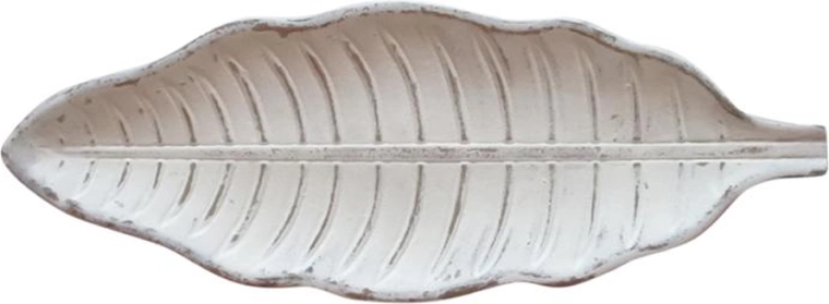 Dekoratiivne puidust lehekujuline alus 38 cm TORO