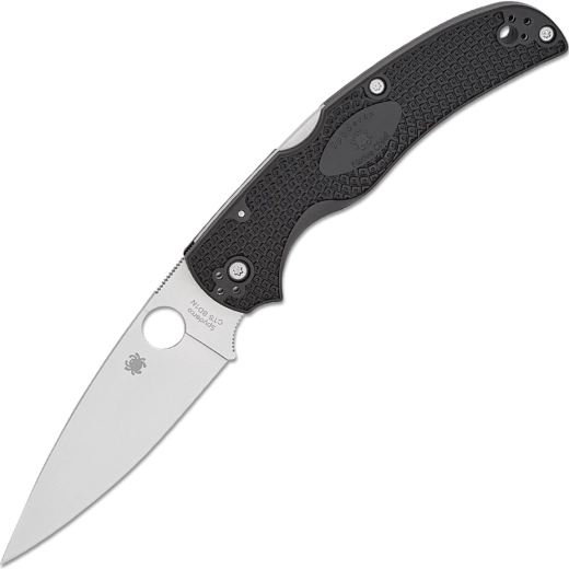 Taskunuga SPYDERCO Native Chief Lightweight, must, satiinviimistlusega