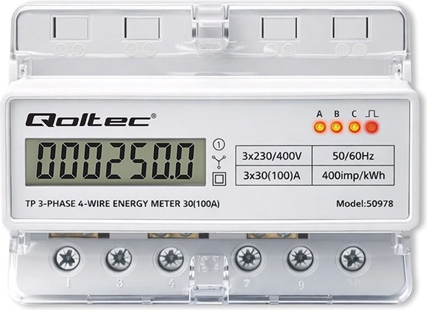Loetav LCD täpsete kWh-näitudega