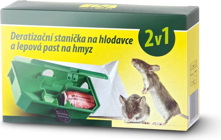 2in1 lukustatav näriliste sööda-/püünisejaam närilistele