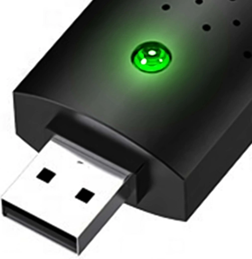 Lihtne USB-ühendus ja kompaktne teostus