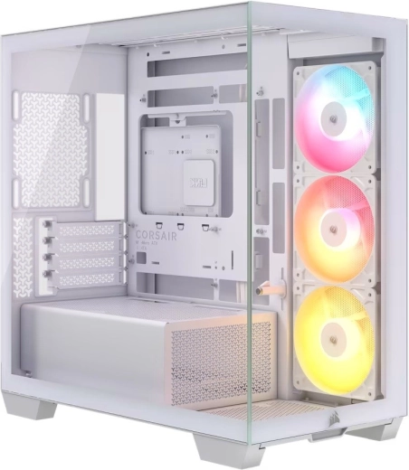 Corsair 2800X RS-R ARGB mATX Panoramic Computer Case – White