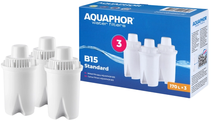AQUAPHOR B15 Standard kannufiltri vahetuskassettide komplekt – 3 tk