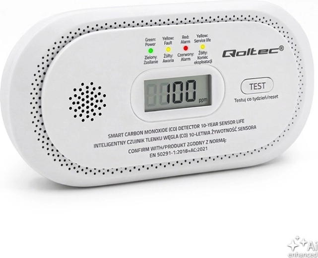 85 dB alarmiga vingugaasiandur