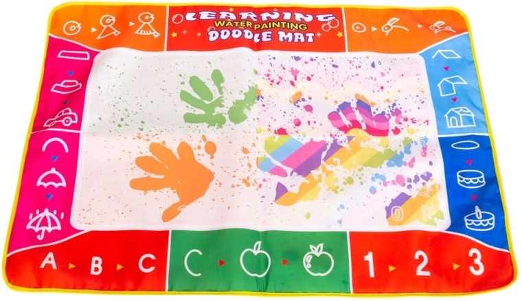 Drawing with water without stains