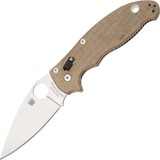 Kokkupandav nuga Spyderco Manix 2 Brown, CPM Cru-Wear, Micarta