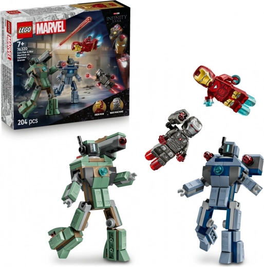 LEGO® Marvel 76320 Iron Man ja War Machine vs. Hammeri droonid