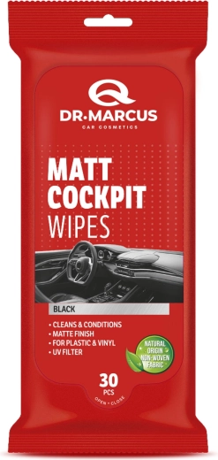 Dr. Marcus Titanium Black Matte Dashboard Cleaning Wipes