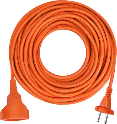 Solight liikuv pikendusjuhe ühenduspistikuga 10 m, 2× 1,5 mm², oranž