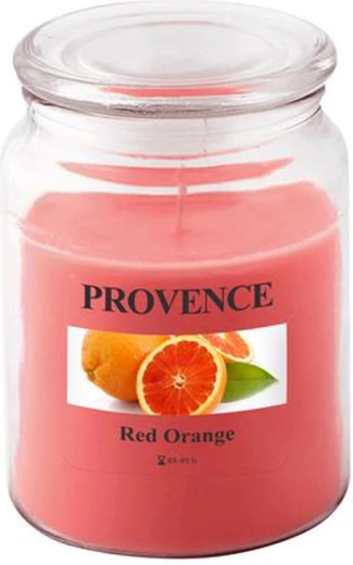 Lõhnaküünal klaasis PROVENCE punane apelsin 95 h