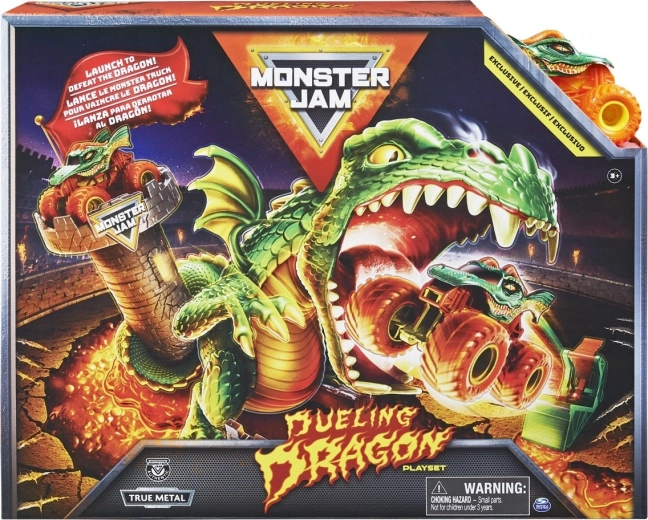 Monster Jam mängukomplekt Dueling Dragon 1:64