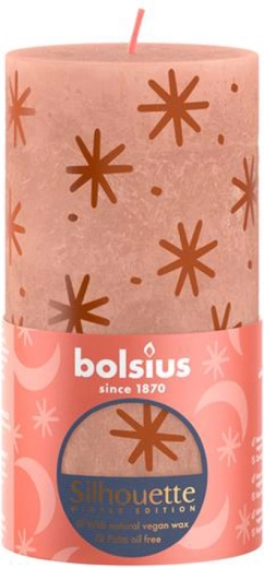 Rustikaalne küünal 130 × 68 mm – kreemjas karamell