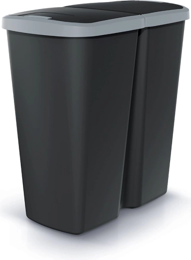 Compacta Q Duo 45 l prügikonteiner jäätmete sorteerimiseks