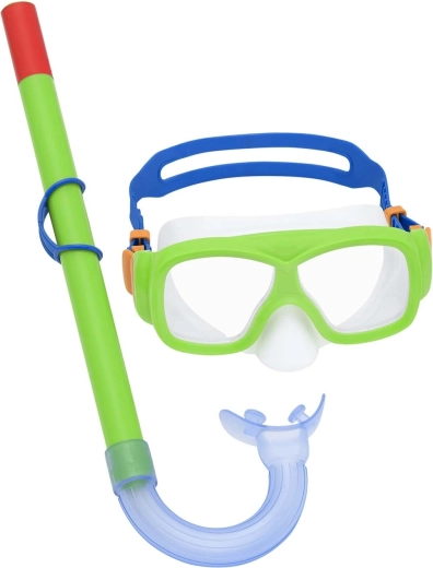 Roheline sukeldumiskomplekt BESTWAY – mask ja snorkel