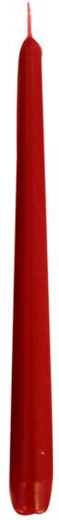Provence Taper Candle 24.5 cm – Dark red