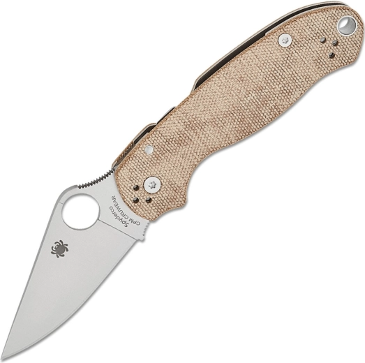 Spyderco Para 3 Brown pruun kokkupandav taskunuga micarta käepidemega