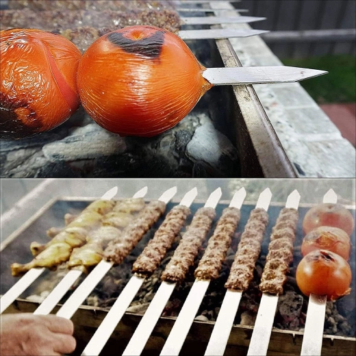 Ideaalne kebabi, šašlõki ja köögiviljade jaoks