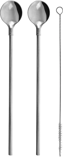 Orioni kokteililusikad kõrrega – 3 tk