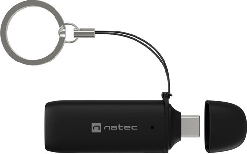 NATEC Scarab C USB‑C SD/microSD Card Reader (USB 3.2 Gen 1)