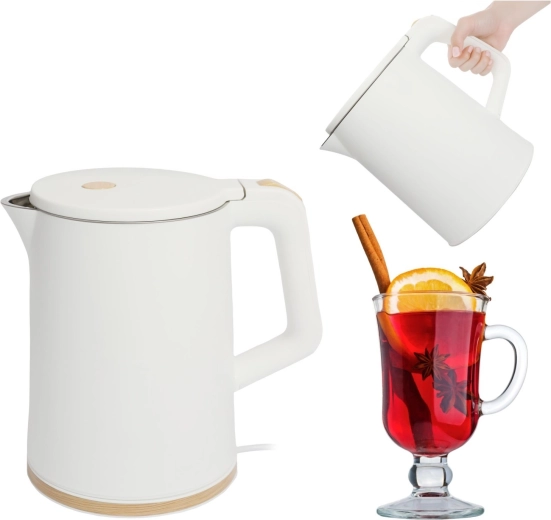 Reisiveekeetja 1,2 l 1500 W, valge