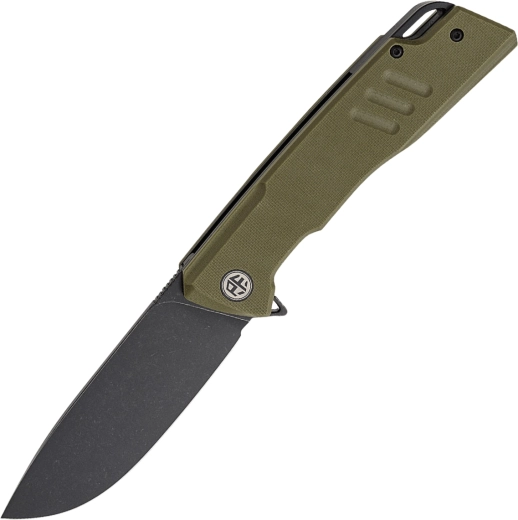 Petrified Fish Loco taskunuga 9,4 cm, must stonewash, roheline G10