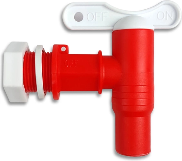 Plasttünni tühjenduskraan 200–500 l, keere 3/4"