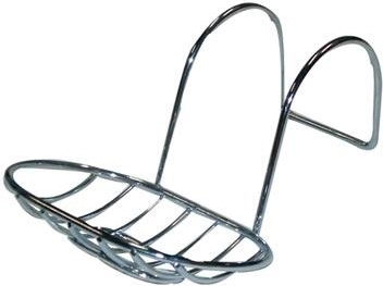 Riputatav ovaalne seebialus vannile, kroom, 13,5 × 10 cm