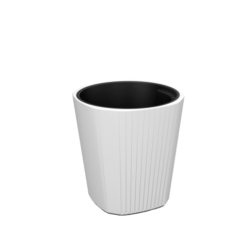 Muza Planter 39 cm low white
