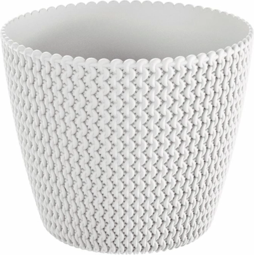 Splofy lillepott 18,7 cm, valge