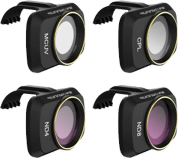 Sunnylife filtrite komplekt CPL/ND4/ND8/UV DJI Mini 2 ja Mini 2 SE jaoks