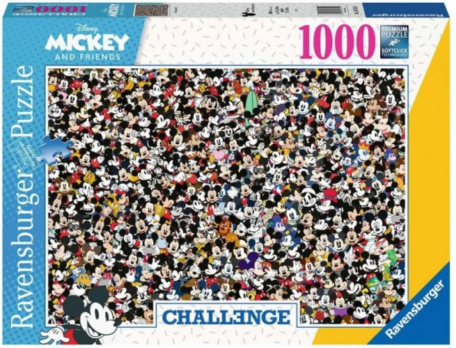 Ravensburgeri pusle Mickey väljakutse 1000 tükki