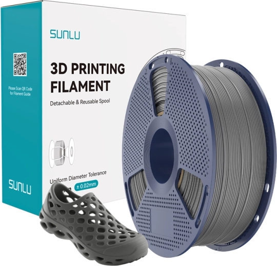 Sunlu TPU 95A filament gray 1.75 mm 1 kg