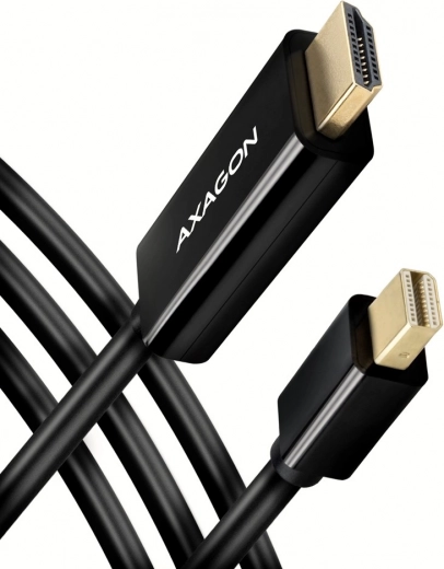 Aktiivne kaabel Mini DisplayPort → HDMI 1.4, 1,8 m — AXAGON