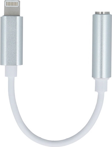 Setty adapter Lightning → 3,5 mm helipistik, valge