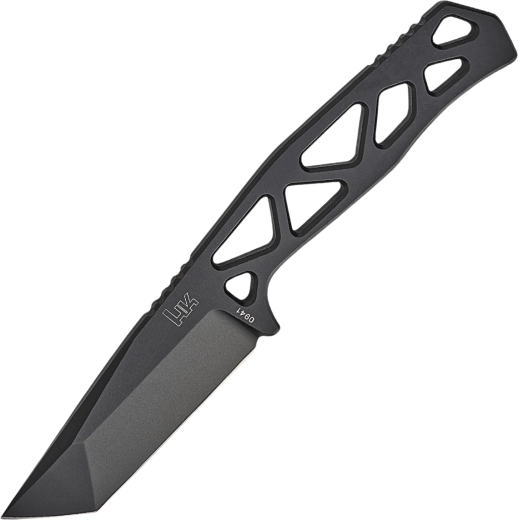 Heckler & Koch FX01 kompaktne täisteras fikseeritud nuga Kydex-tupes
