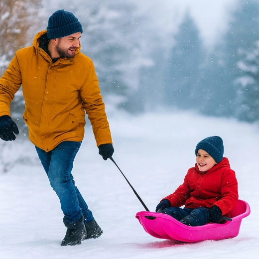 Tow rope for winter walks